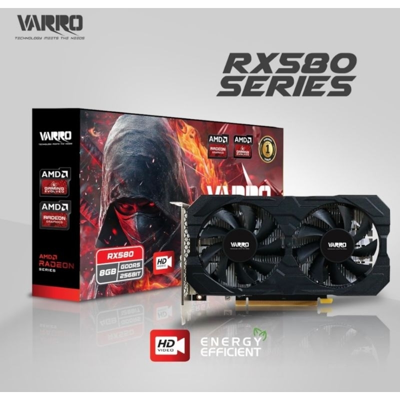 VGA Card VARRO RX580 DDR5 8GB 256Bit