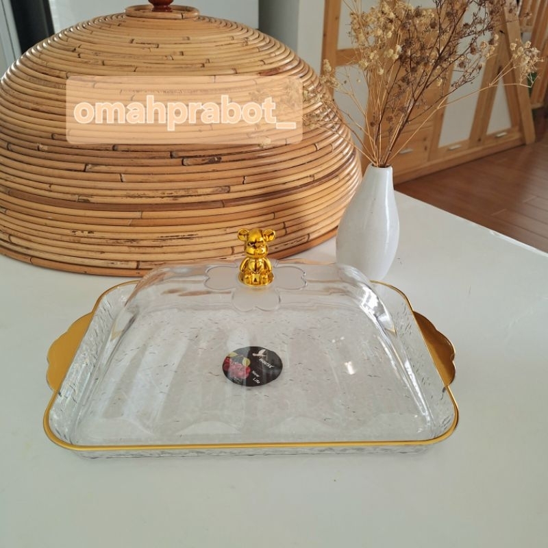 Omah Prabot - Tempat Kue Basah Nampan Kue Nampan Tutup Wadah Kue Basah Estetik Nampan Plastik Nampan