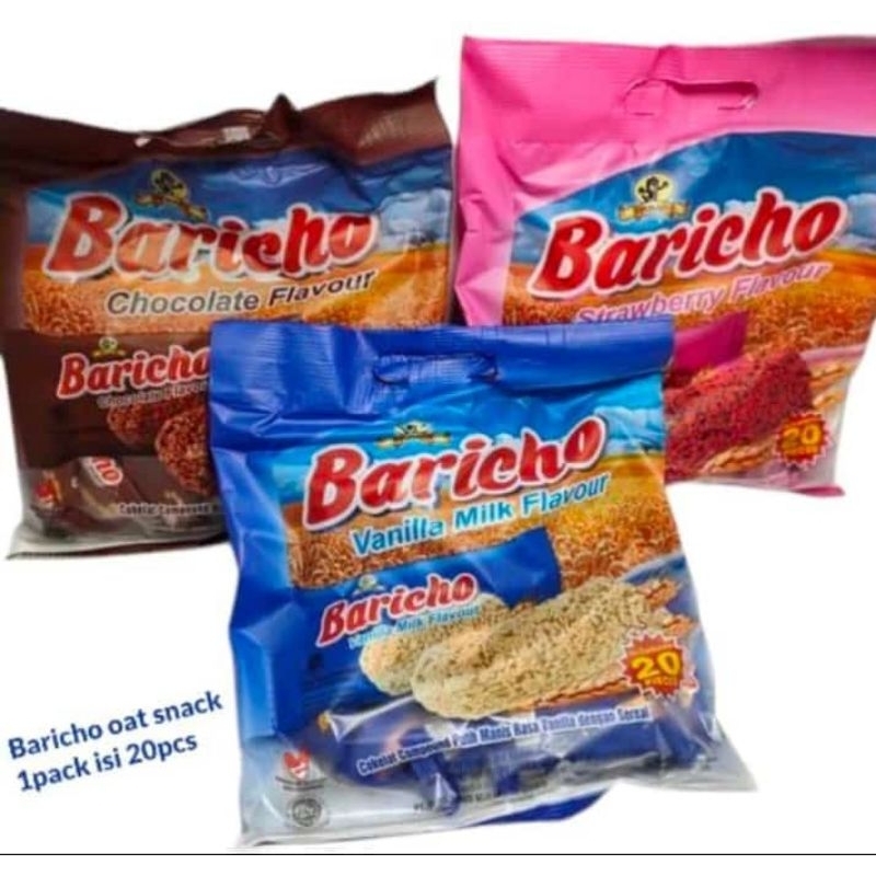 

Baricho Oat Snack 1 Pack Isi 20 pcs