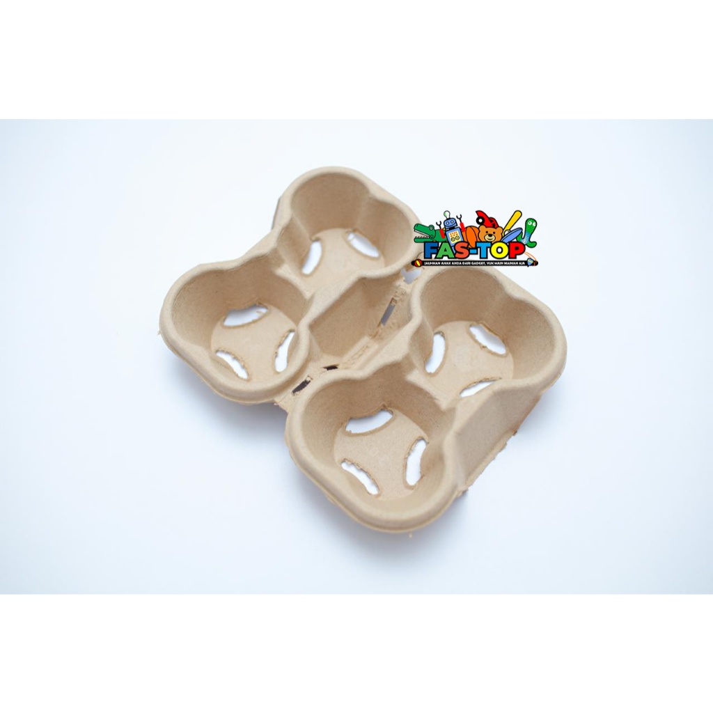 Coffee Cup Tray Cup Holder Lids Bungkus Pulp Tray Moulded Tray Tatakan Gelas Kopi Tempat Minuman Tak