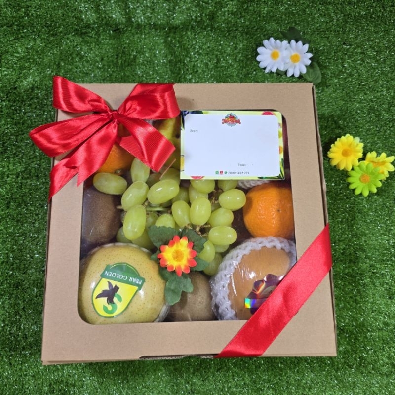 

Hampers Parsel Box Buah 25×25×7cm
