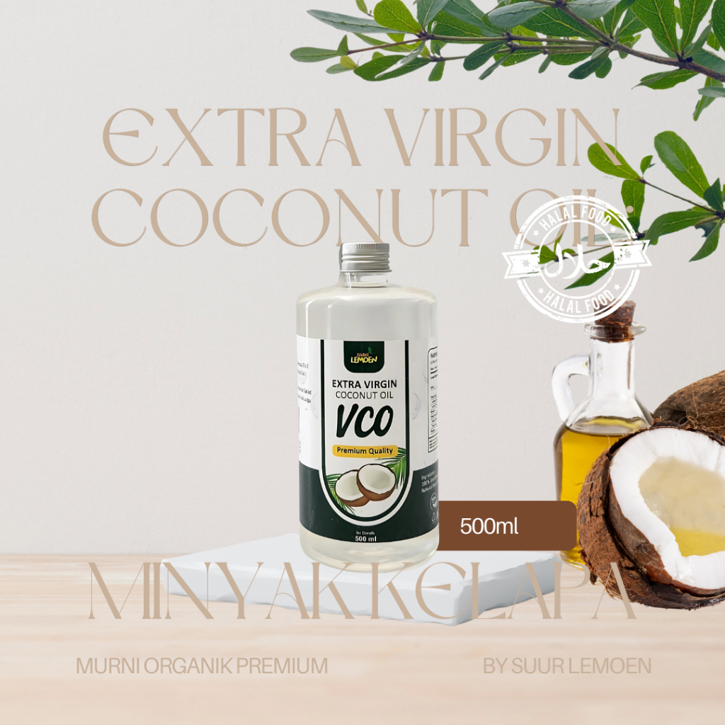 

Suur Lemoen - Minyak Kelapa Murni 100ml 250ml 500ml Extra Virgin Coconut Oil VCO Premium Organic