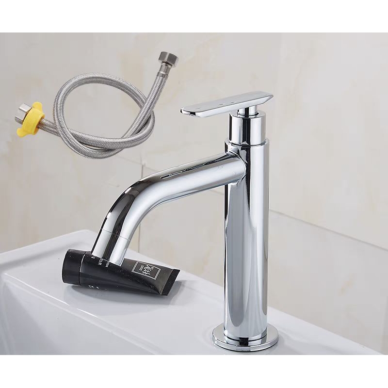 Kran Air Kran Wastafel Stainless Steel Kran Cuci Tangan