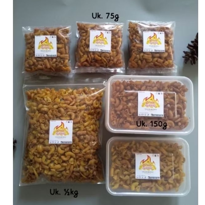 

Makaroni Abiumi 75gr Varian asin, pedas, daun jeruk bikin harimu berasa