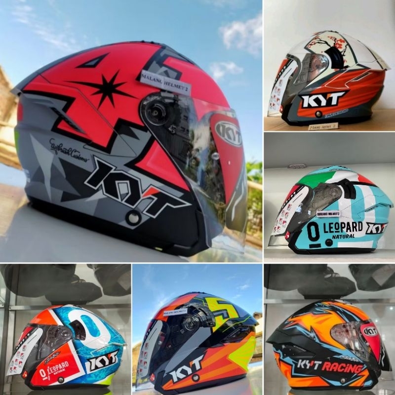 Helm HALF FACE KYT NFJ ALEIX ESPARGARO, FOGIA MISANO, JAUME