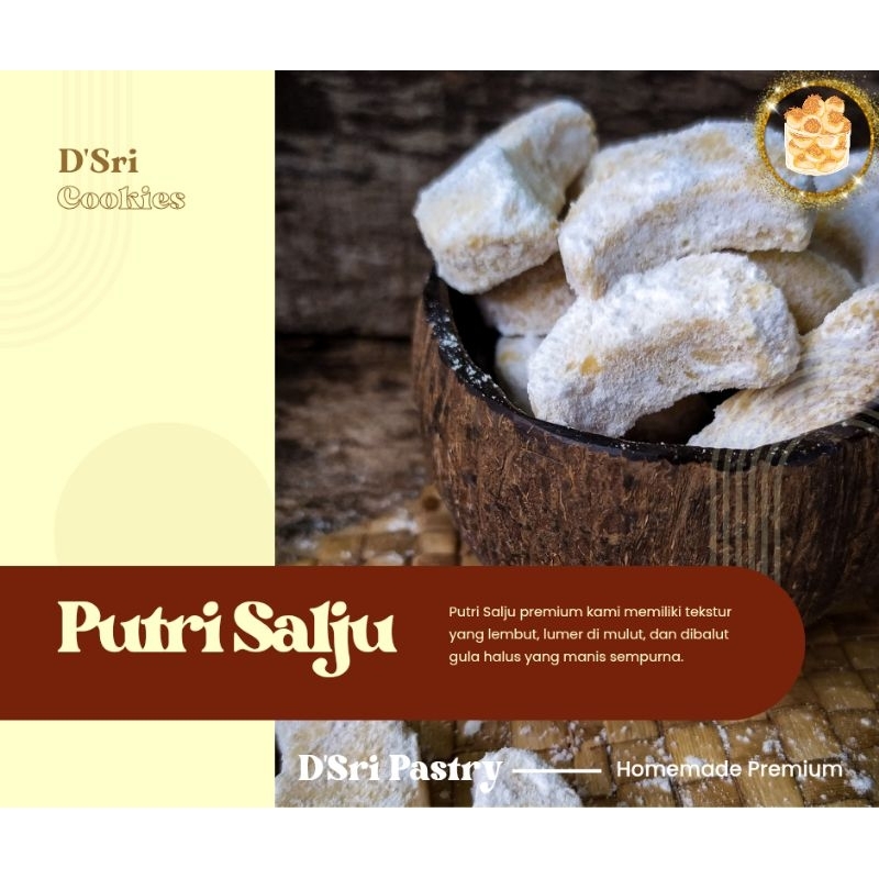 

Putri Salju Cookies Kuker Lebaran Snow White Premium