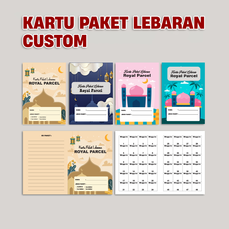 KARTU PAKET LEBARAN CUSTOM