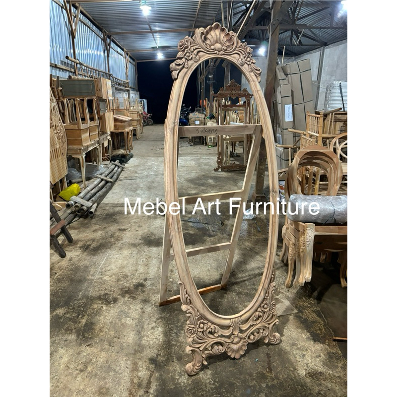 ( FIGURA OVAL ) standing mirror oval , figura oval