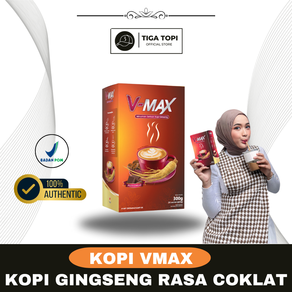 

KOPI VMAX MINUMAN GINGSENG RASA COKLAT MEMBANTU 94IRAH WANITA NAIK
