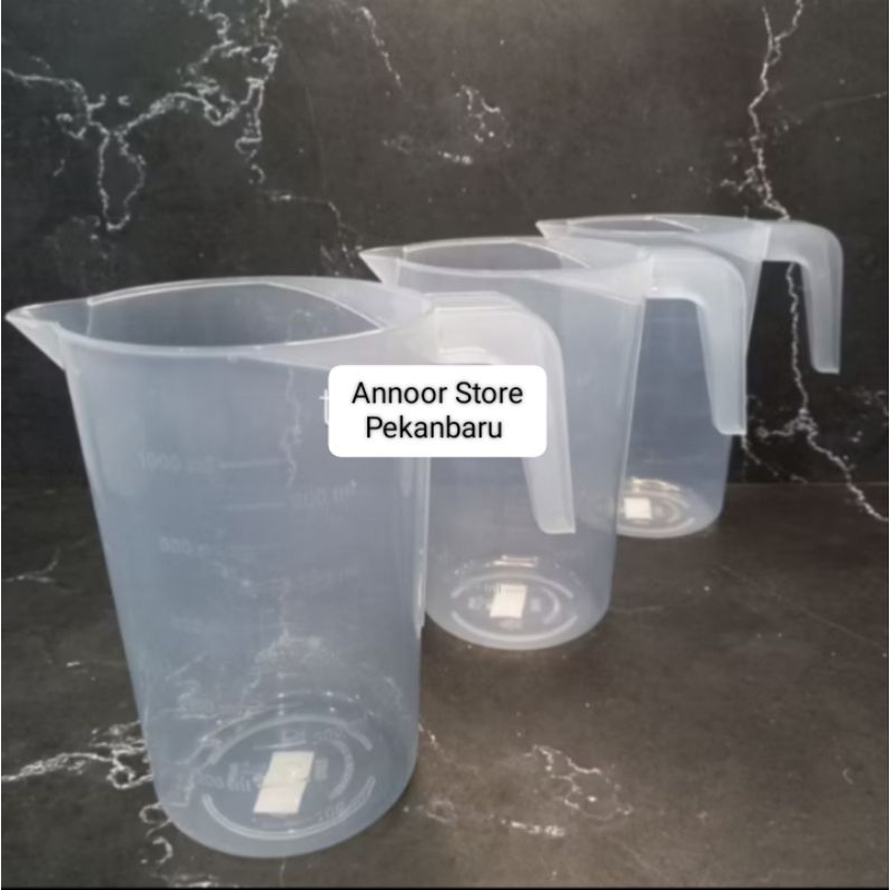 Gelas Ukur 1 Liter 1000ml / Gelas Takar BesarGelas dengan takaran 1 liter / 1000ml