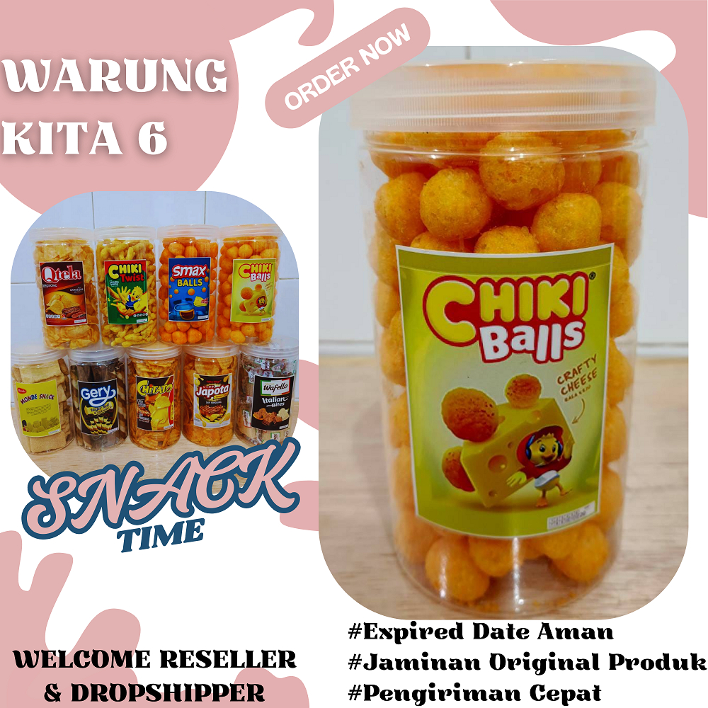 

WARUNGKITA6 - Termurah! Chiki Balls Cheese Repacking Toples 1000ml / 600ml