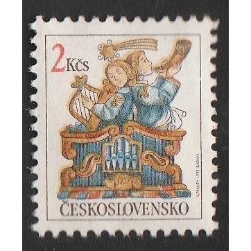 

A 11771 SATU BUAH PRANGKO CEKOSLOWAKIJA NOMINAL 2 KCS TEMA BERMAIN MUSIK DENGAN KONDISI BEKUM ADA CAP