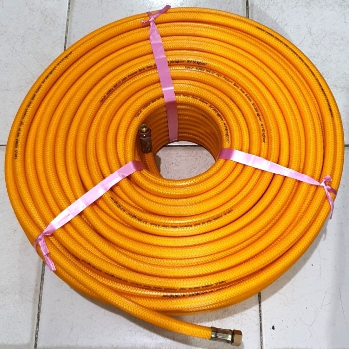 HARGA MIRING  Selang Angin Toyox / Selang Kompresor Bengkel 8,5mm x 14mm 1 Roll 100m Kuning Termurah