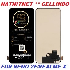 LCD TS  OG ORIGINAL SUPER REALME X / RENO 2F / RENO 2Z / OPPO K3 BLACK NON FINGERPRINT