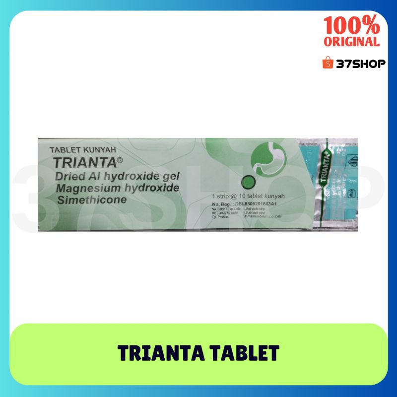 Trianta Tablet Kunyah - Trianta Suspensi 60 mL