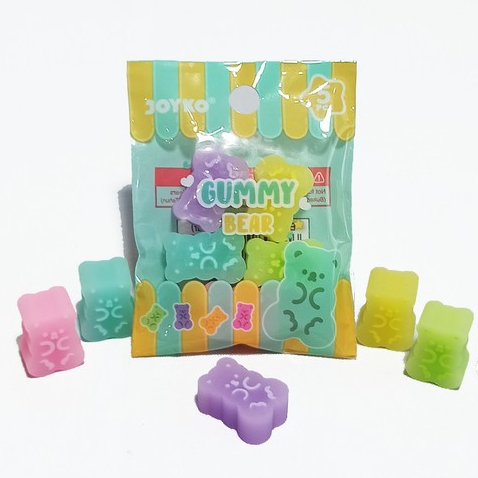 

Penghapus Eraser Joyko ERT-136 Gummy Bear [1 Pack 5 Pcs]