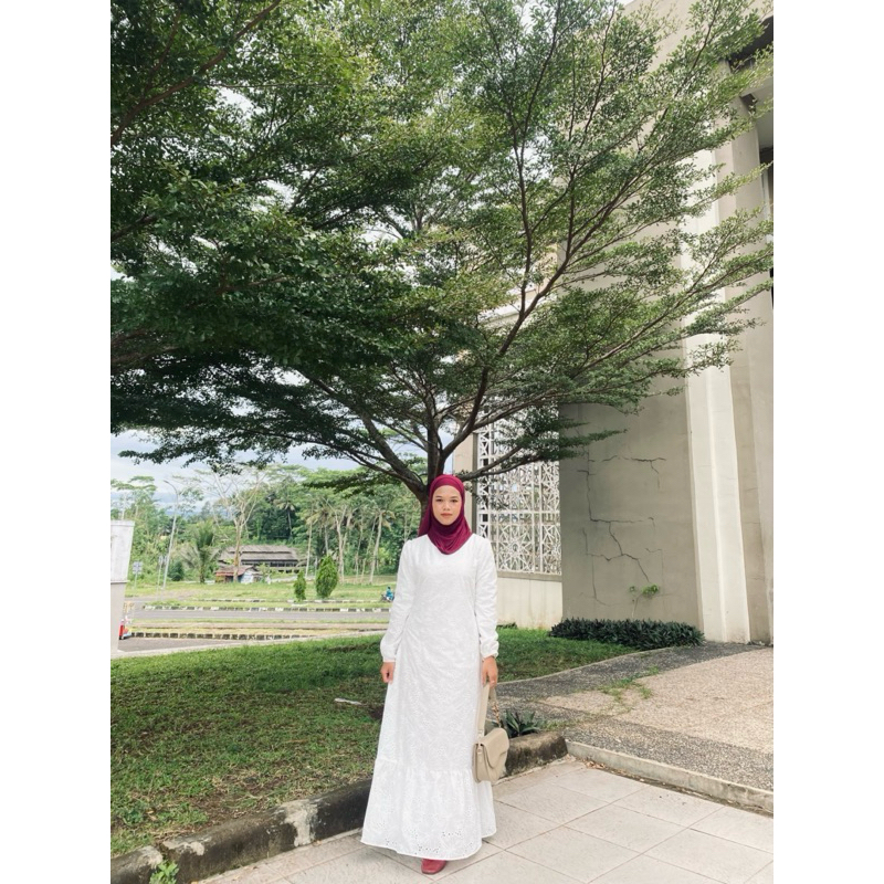 Naomi dress by Salfina~ katun bordir (katun bolong) ~dress