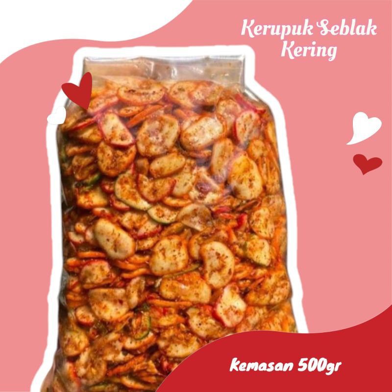 

cemilan pedas ,Extra pedas Daun Jeruk Seblak Kering Kemasan 500gram, bandung barat Cemilan pedas