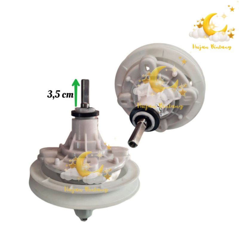 Gearbox Mesin Cuci 2 Tabung Sanken As Kotak 7kg 8kg 9kg 10kg 11kg 12kg 13kg 14kg 15kg Gear Box Mesin