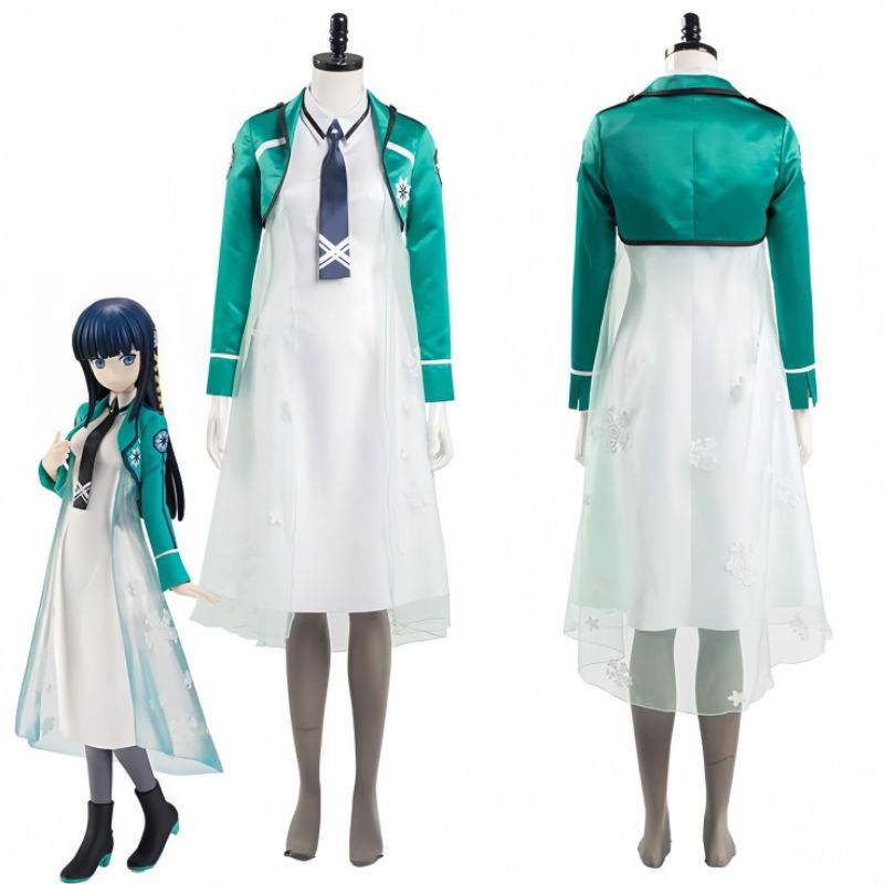 The Irregular at Magic High School Shiba Miyuki Costume Cosplay Anime