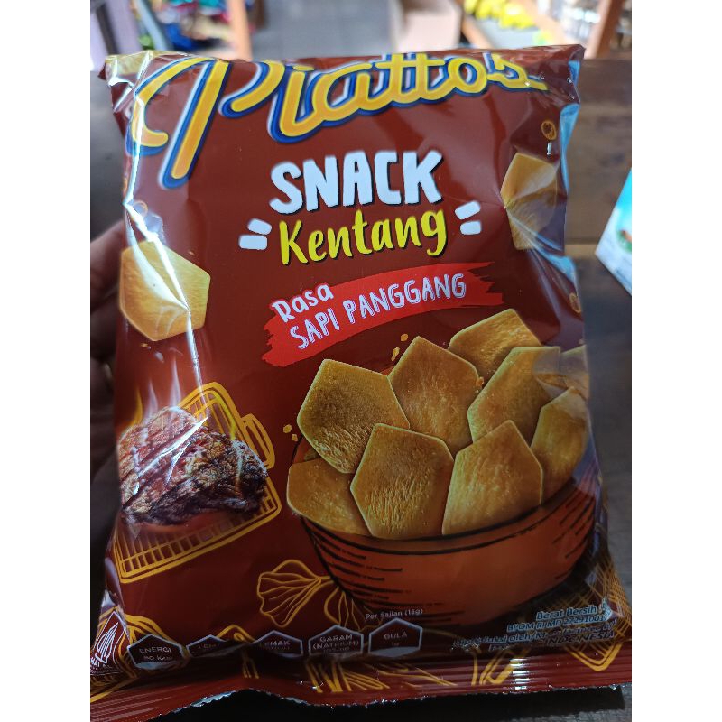 

Piattos Snack Kentang Rasa sapi panggang