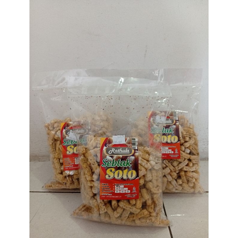 

Makanan Ringan Seblak Soto Rathula 250g