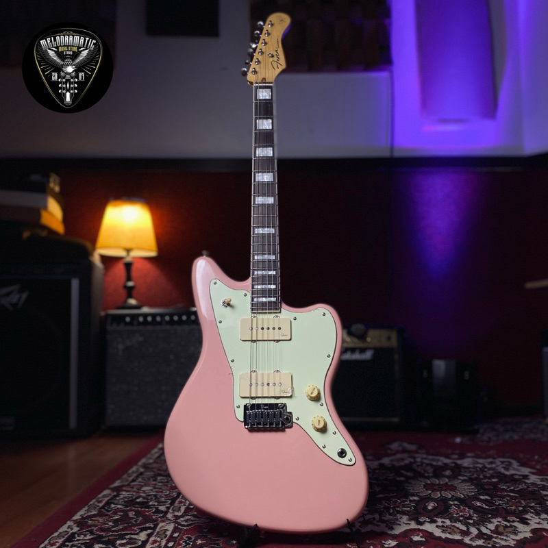 GITAR ELEKTRIK FENA METAMORFOSIS JAZZMASTER SHELL PINK