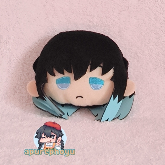 Pin Demon Slayer Kimetsu no Yaiba Muichiro Tokito Mini Badge Plush
