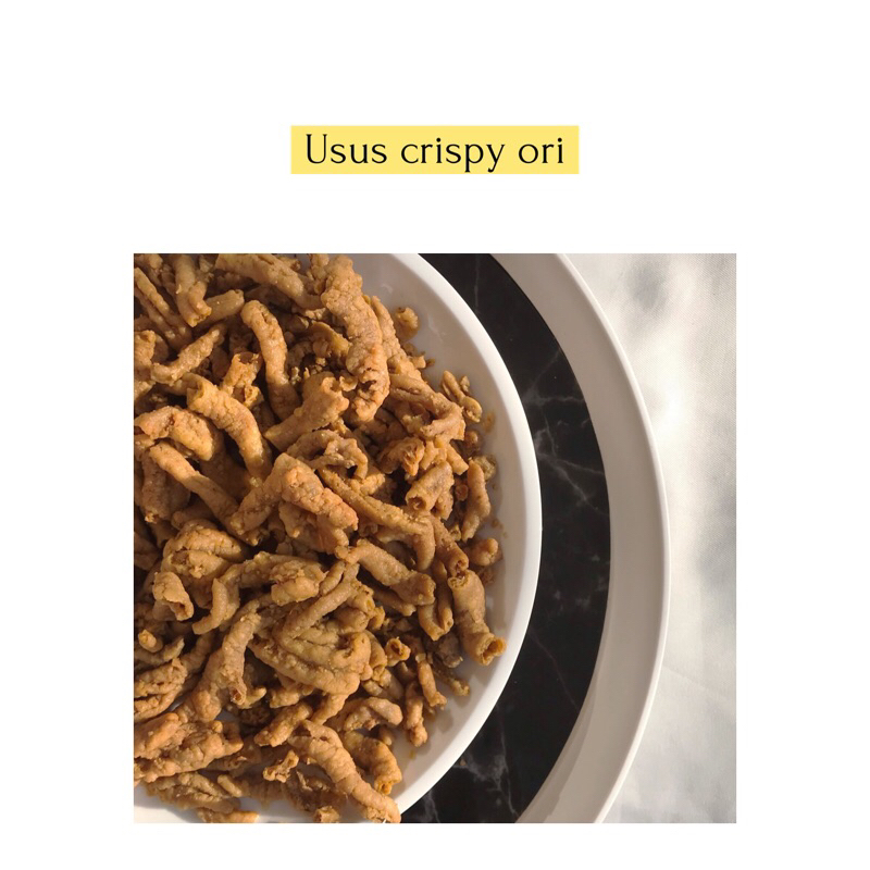 

Usus crispy original kripik usus kripsus gurih dan tidak amis