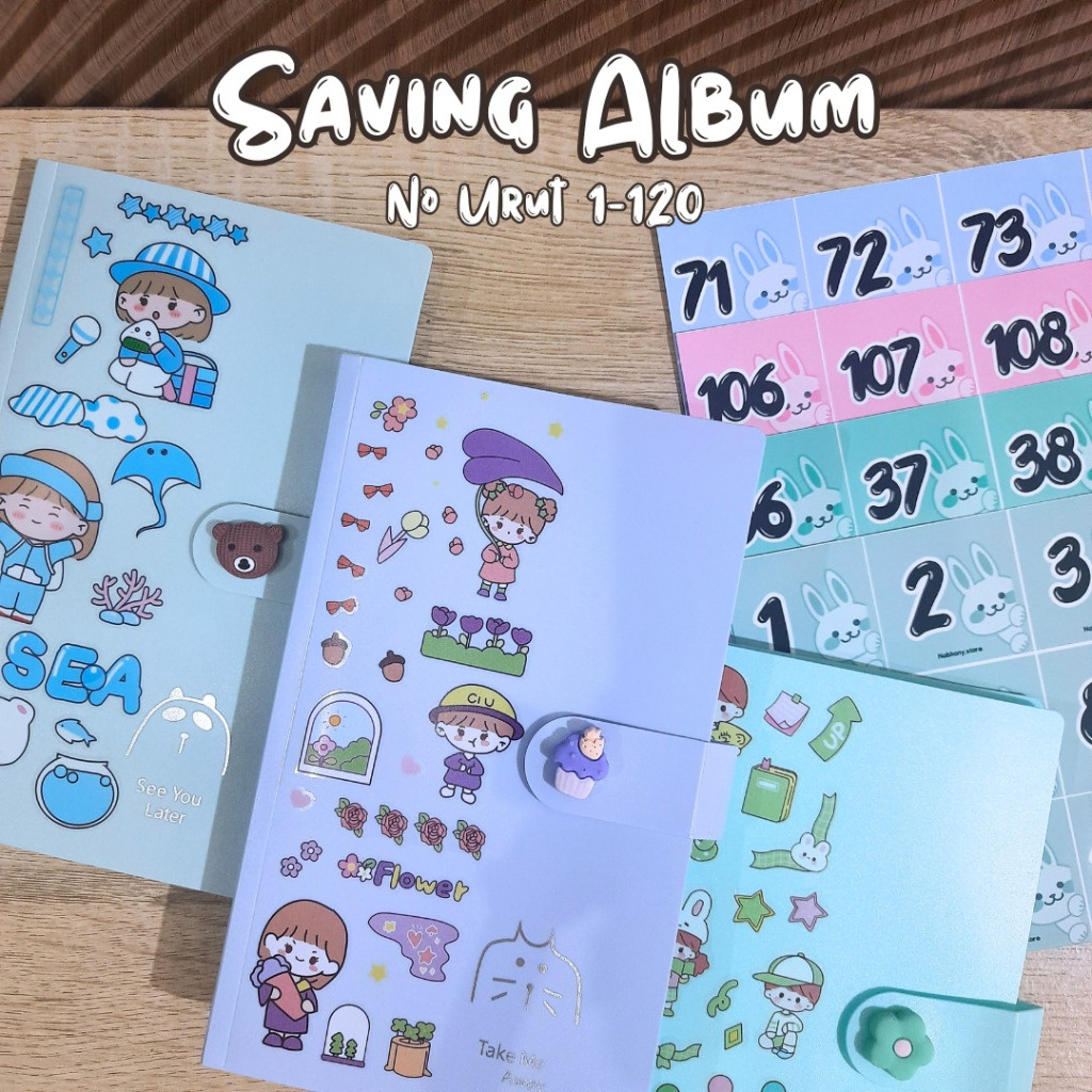 

Album Saving / Album Menabung Nomor Urut 1-120 / 1-240 /PAKET MENABUNG
