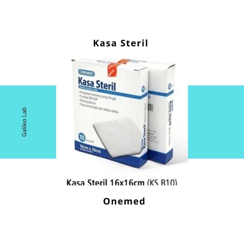 Kassa steril/kassa hidrofil OneMed 16x16