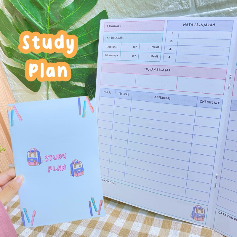 

Buku Study Plan Buku Jadwal Belajar