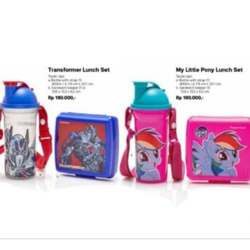 TEMPAT BEKAL ANAK SET TUPPERWARE