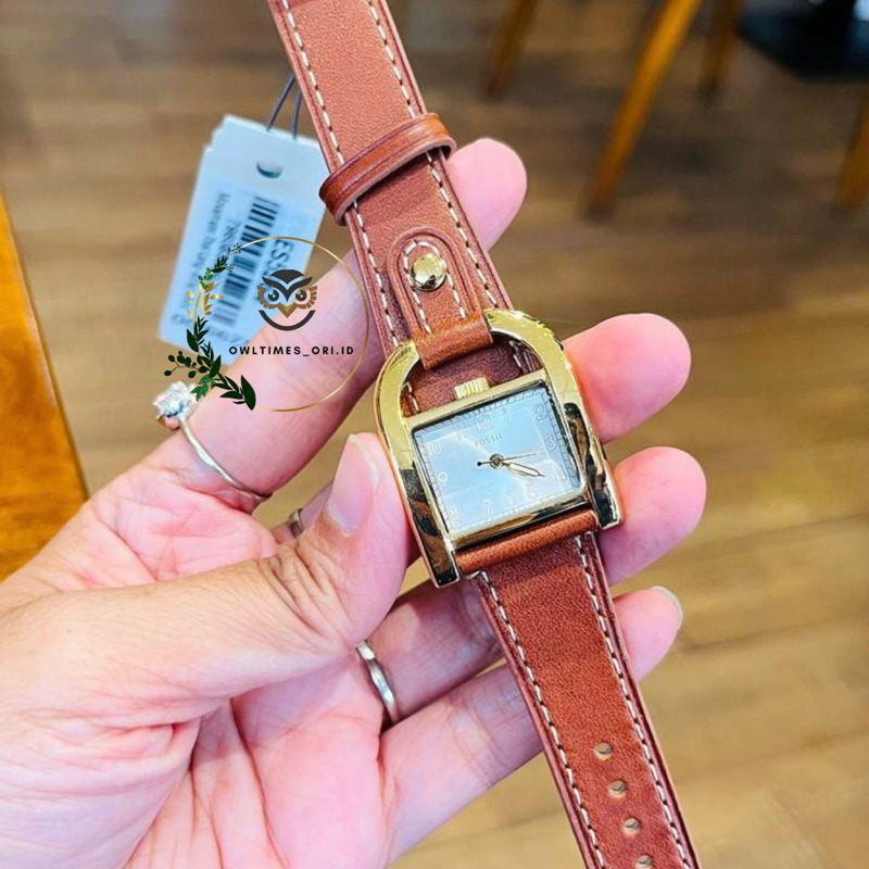 Jam Tangan Wanita FS Leather diameter 3.2 cm Model Gembok