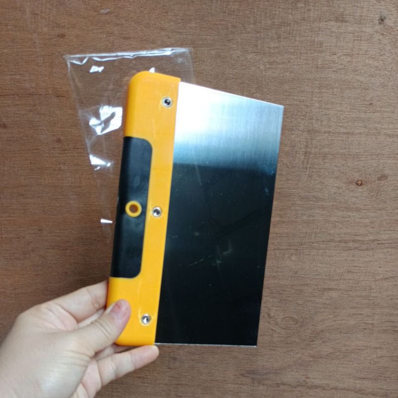 SKRAP STAINLESS PUTTY PISAU PENGIKIS CAT KAPE STAINLESS PISAU DEMPUL UNTUK REPARASI DRYWALL 8inchi 2