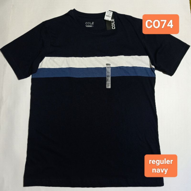 Kaos Pria T Shirt Merk COLE Original Branded Matahari