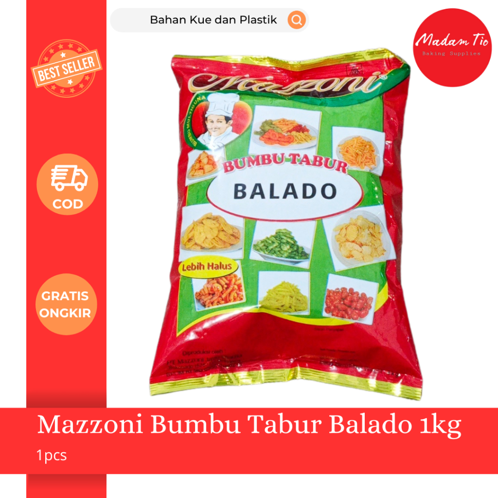 Mazzoni Bumbu Tabur Balado 1kg 1pcs