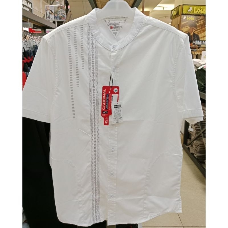 Kemeja koko pendek pria Cardinal jeans original mens CAHAI02935P 08A baju koko pria lengan pendek ka