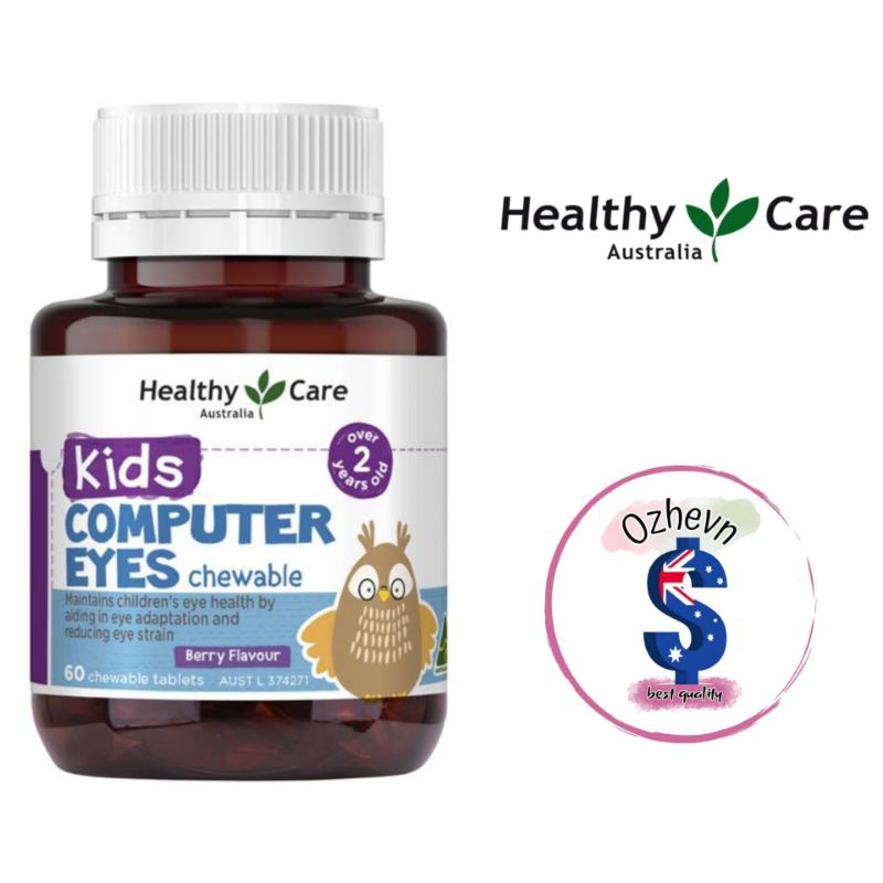 Healthy Care Kids Computer Eyes 60 Chewable Tablets