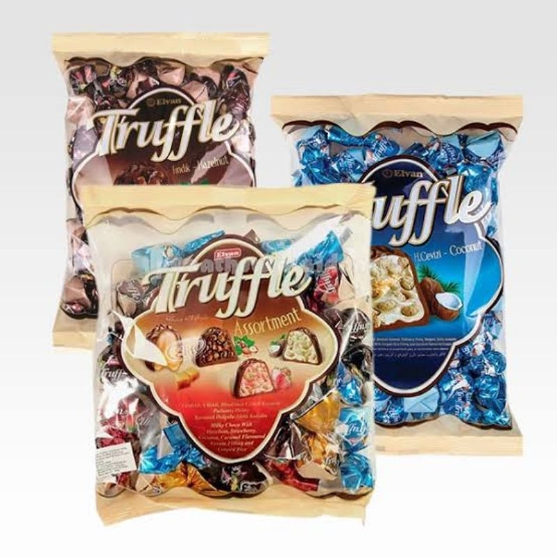 

ELVAN TRUFFLE COKLAT TURKI COKLAT CRISPY 400 GRAM