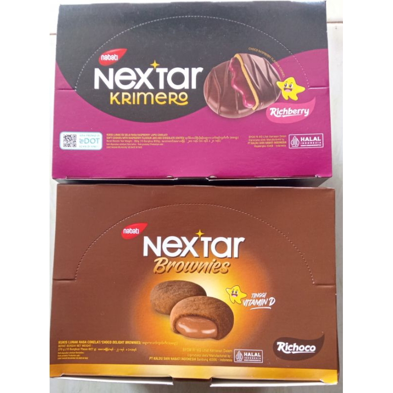 

Nabati Nextar Brownies Krimero Richoco Richberry Box isi 10 Pcs