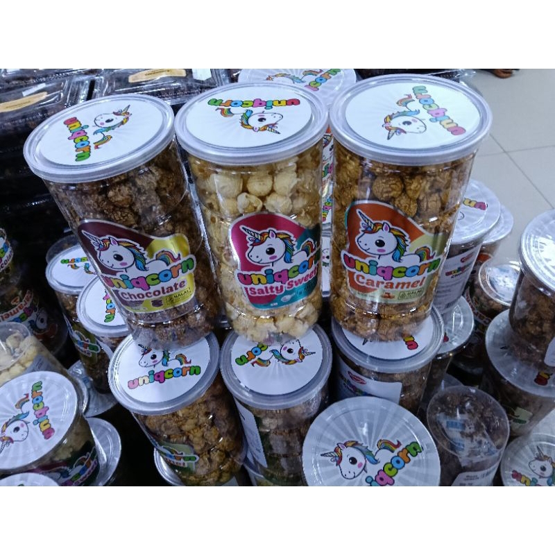 

Naraya Uniqcorn Popcorn Big Ball Berondong Jagung Rasa Coklat Caramel Sweet Salty 270g