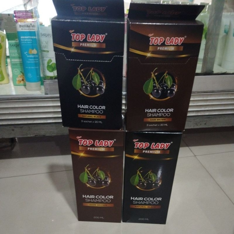 TOP LADY PREMIUM HAIR COLOR SHAMPOOO