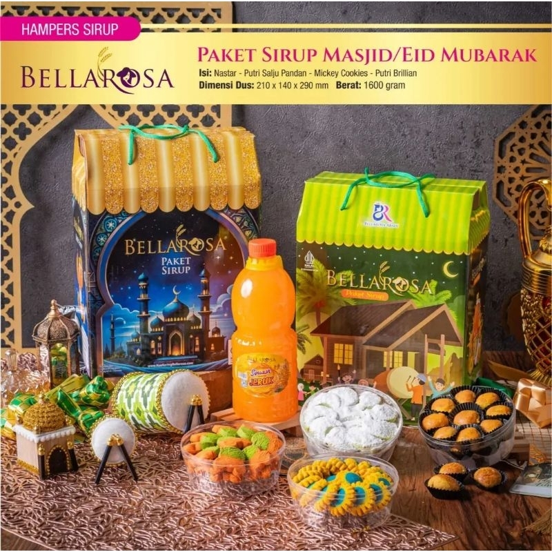 

PAKET SIRUP BELLAROSA HAMPERS KUE KERING LEBARAN 2024 TERLARIS