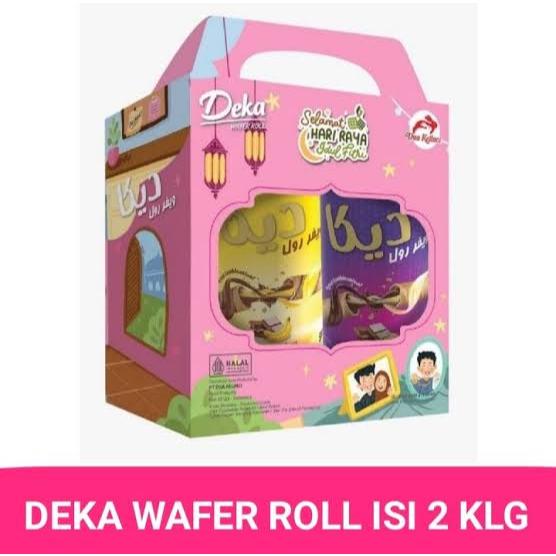 

1 dus deka wafer roll isi 2 kaleng