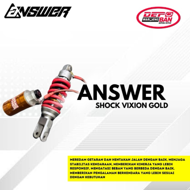Shock Vixion gold ANSWER [ ORIGINAL  NEW  ]