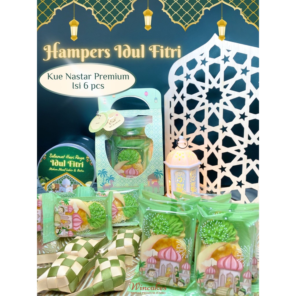 

(ISI 6 PCS) Hampers Lebaran Idul Fitri Nastar Taiwan Nanas Jumbo Wincakes - Eid Al Fitr Hampers - Hampers Lebaran Idul Fitri Nastar Taiwan -Kado Lebaran Kue Kering - Hampers Kue Kering - Kue Kering Nastar Isi Nanas kuker kiloan
