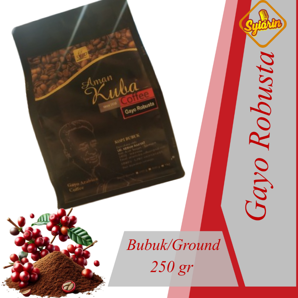 

Syiar II Gayo Robusta Aceh Takengon Strong & Bold Flavor II Bubuk II 250g