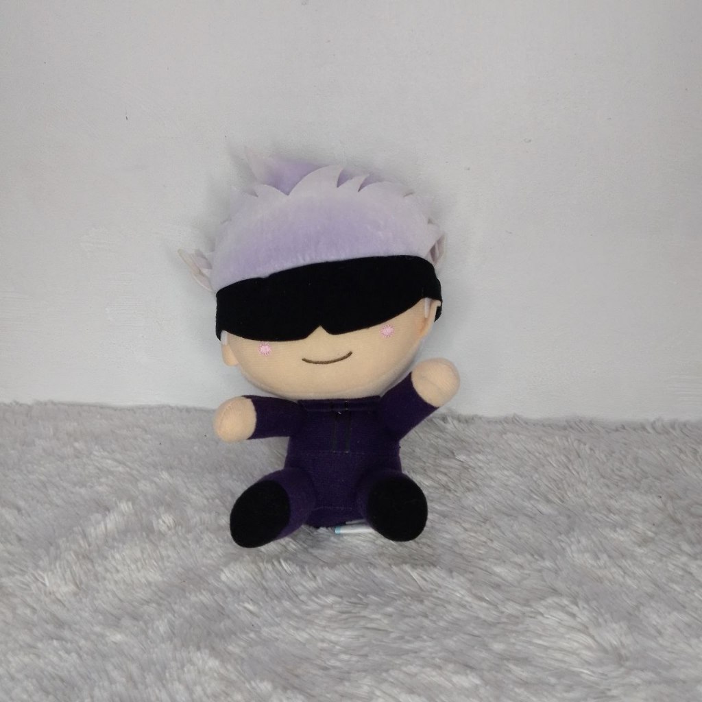 ORIGINAL GOJO SATORU DOLL BONEKA PLUSH CUSHION CHOKONOKKO JUJUTSU KAISEN JJK SEASON 1