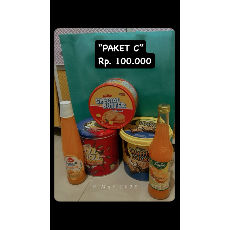 

hampers biskuit kaleng Lebaran